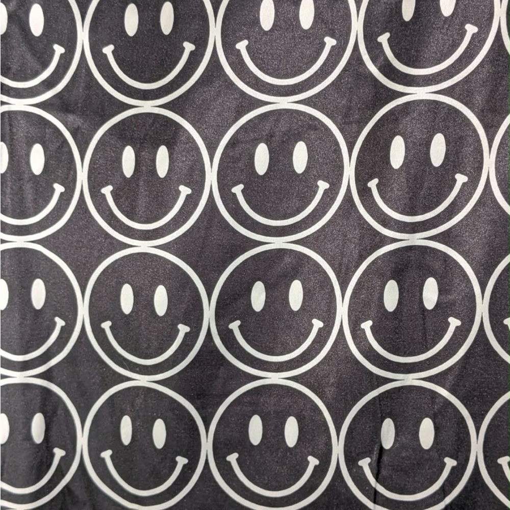 Dressed In Lala Smiley Face Women's Medium M Satin Playsuit Lounge Current Mood - Picture 5 of 8